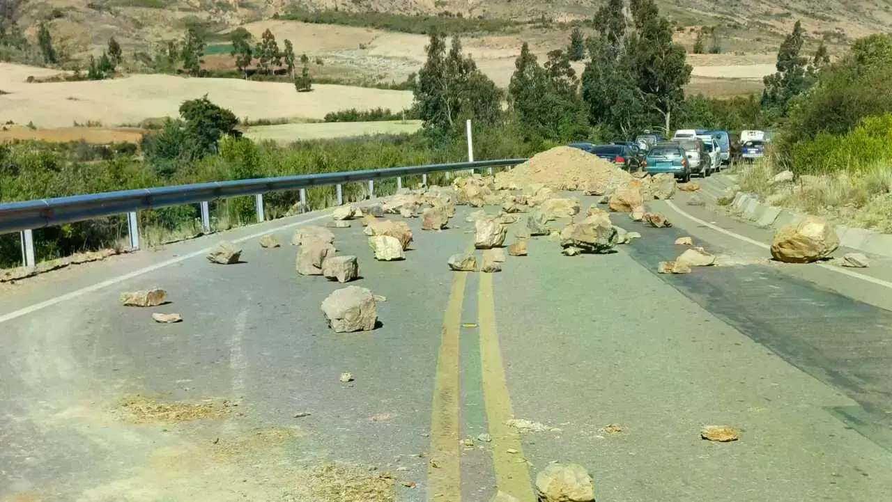Fotografía tomada hace unas semanas en el camino a Epizana, en Cochabamba.