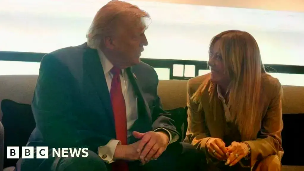 Giorgia Meloni habló con el presidente estadounidense el miércoles en la cumbre del G7 en Evian, Francia.