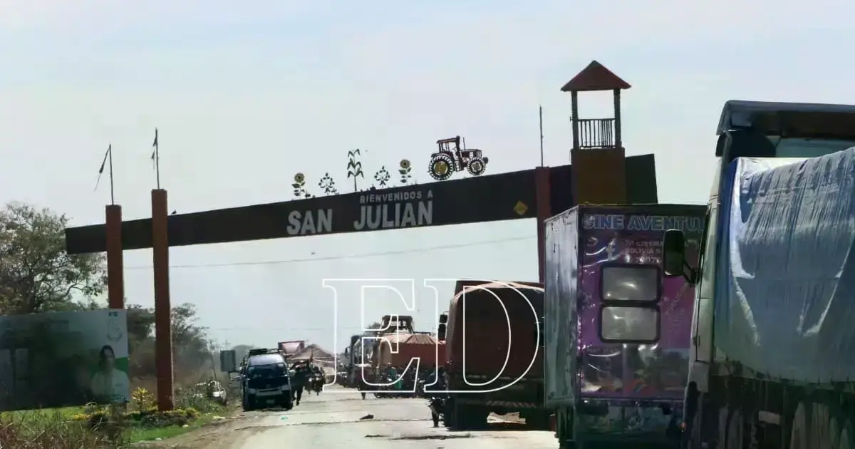 San Julián sigue bloqueado