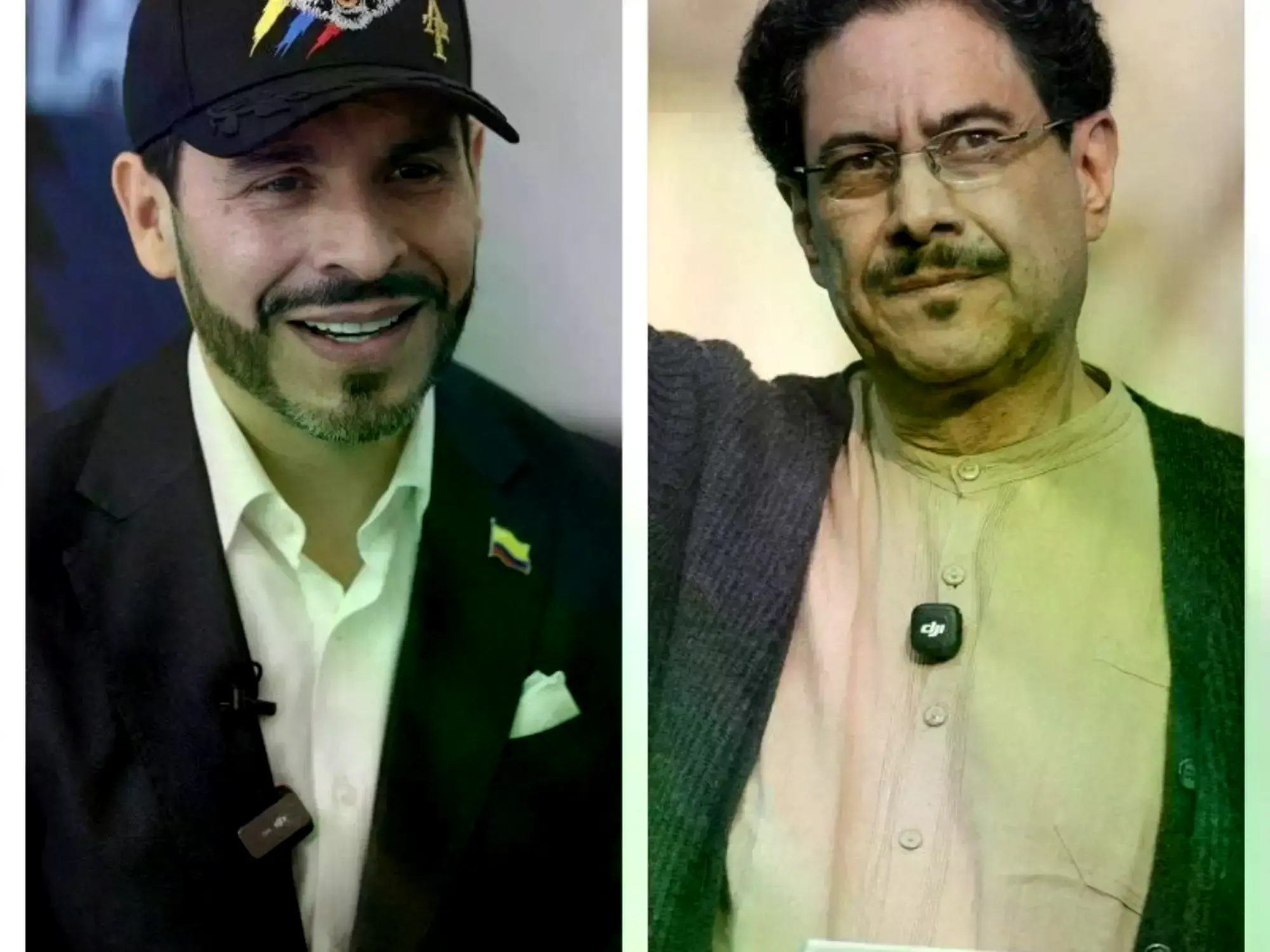 Los candidatos a la Presidencia de Colombia, Iván Cepeda (izq.) y Abelardo de la Espriella.
