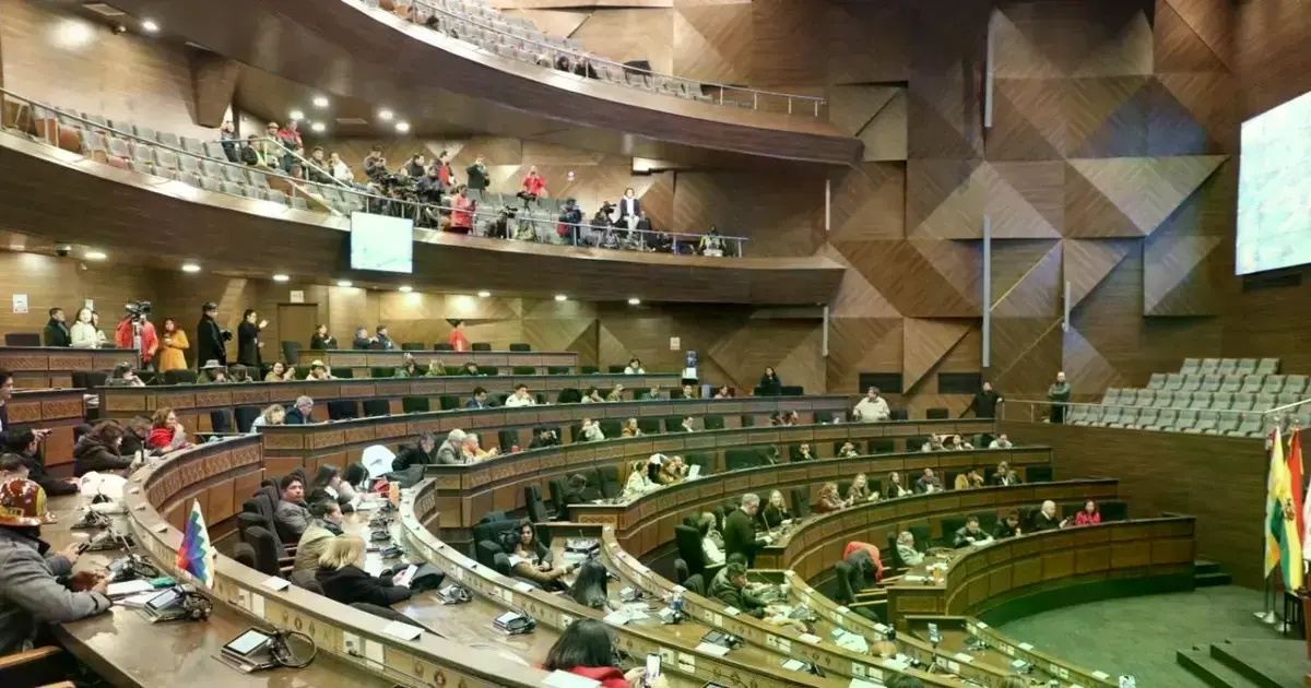 Sesión de la Asamblea Legislativa que trata el Decreto 5636 de estado de excepción