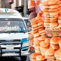 Foto referencial de choferes y el pan de batalla, en el país.
