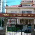 Frontis del Tribunal Supremo Electoral.
