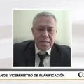 El Viceministro de Planificación Estratégica del Estado, José Luis Llanos.