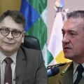 El exviceministro Jhonny Aguilera y Augusto Russo, excomandante de la Policía