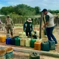 Control militar en vías hacia Paraguay.