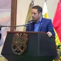 Edmand Lara durante un acto pasado.