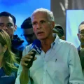 El candidato a la Presidencia de Honduras por el Partido Nacional, Nasry Asfura, en Tegucigalpa.