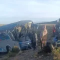 Investigan las causas del accidente del bus