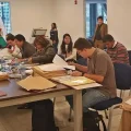 Veedores participan del proceso de revisión de postulaciones.