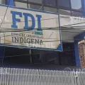 Parte del edificio del Fondo Indígena.