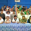 La conferencia de prensa de dirigentes afines a Evo Morales.
