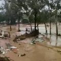 Inundación en el municipio de El Torno, Santa Cruz.