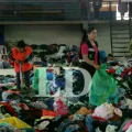 El coliseo municipal de El Torno acopia donaciones para las comunidades afectadas.
