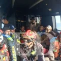 Familias son rescatadas en helicópteros por la Fuerza Aérea Boliviana (FAB)