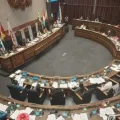 Sesión en la Cámara de Senadores.