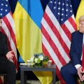 Donald Trump en su última reunión con Volodymyr Zelensky durante la asamblea general de la ONU en septiembre.