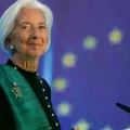 Christine Lagarde durante una rueda de prensa en Fráncfort, Alemania, el 18 de diciembre de 2025.