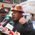 Mario Argollo, ejecutivo de la Central Obrera Boliviana (COB).