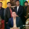El vicepresidente Edmand Lara junto a siete legisladores.