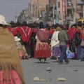Así está El Alto, paralizado.