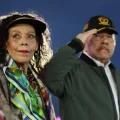 Los copresidentes de Nicaragua, Daniel Ortega y su esposa, Rosario Murillo, en Managua.