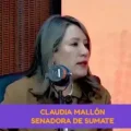 Claudia Mallón, senadora de la alianza APB-Súmate.