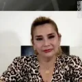 Jeanine Áñez durante una entrevista en el programa Sin Concesiones.