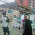 Marcha de Fesirmes en la capital cruceña