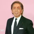 El diseñador de moda italiano Valentino Garavani.
