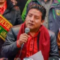 Santos Quispe, gobernador de La Paz.