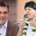 Rodrigo Paz y Evo Morales.
