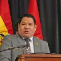 El fiscal general del Estado, Róger Mariaca.