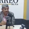 Marcelo Arciénega, candidato del FRI a gobernador de Chuquisaca.