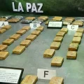 Los paquetes de marihuana estaban camuflados en costales.