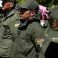 Efectivos de la policía boliviana