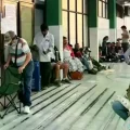 Fila de pacientes en el hospital San Juan de Dios, dependiente de la Gobernación.