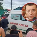 Una ambulancia llegó a la Delcc tras conocerse que la autoridad municipal sufrió una descompensación.
