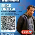 Afiche de campaña a favor del periodista y escritor paceño Erick Ortega.