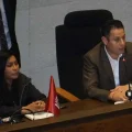 El vicepresidente, Edmand Lara, en sesión de Asamblea.