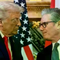 Donald Trump y Keir Starmer.
