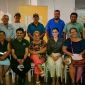 Los participantes en el taller posan para la foto al finalizar el mismo.
