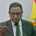 Imagen del ministro de Gobierno, Marco Antonio Oviedo