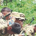 Soldados del Ejército se desplazaron para erradicar cocales ilegales cerca de Chimoré.