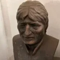 Busto de Evo Morales en el Palacio Legislativo.