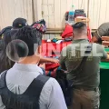 Operativo policial en el barrio Chino de Cochabamba.