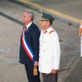 El presidente chileno, José Antonio Kast, en su acto de asunción.