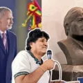Busto de Evo Morales. Imagen referencial.