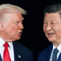 Trump y el presidente chino Xi Jinping.