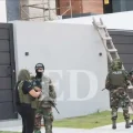 La Felcn durante operativo en la zona del Urubó, en Villa Bonita.